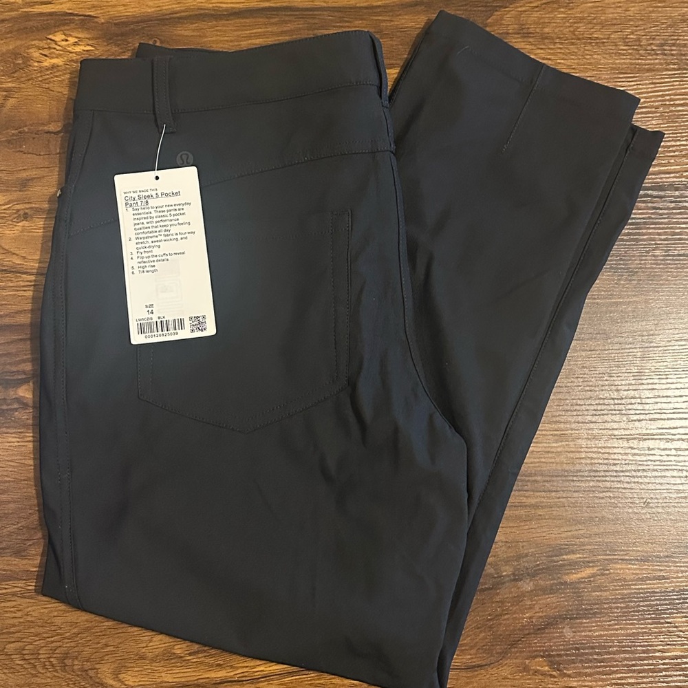 City Sleek 5 Pocket Pant 7/8